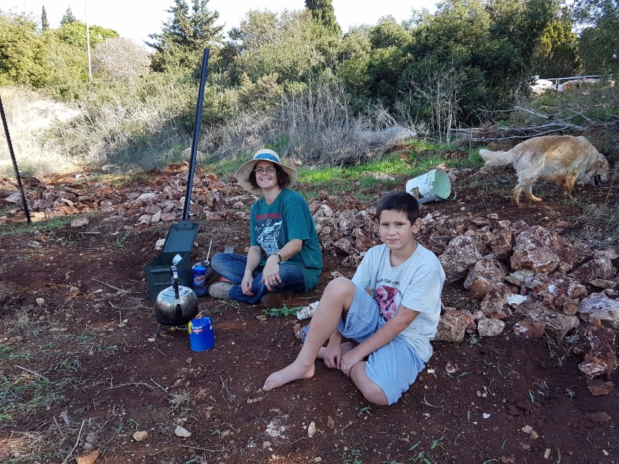 הקמת הגינה 2017