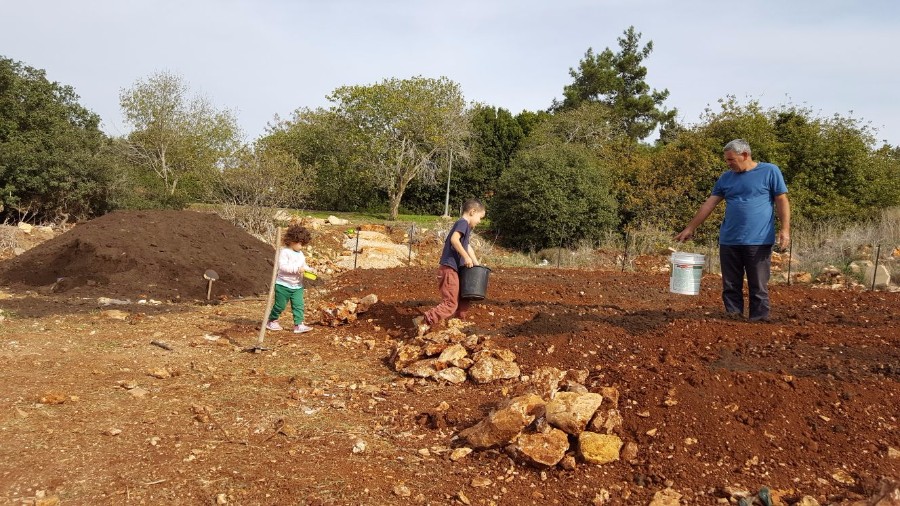 הקמת הגינה 2017