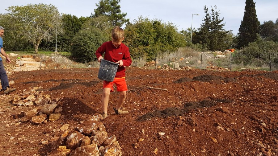 הקמת הגינה 2017