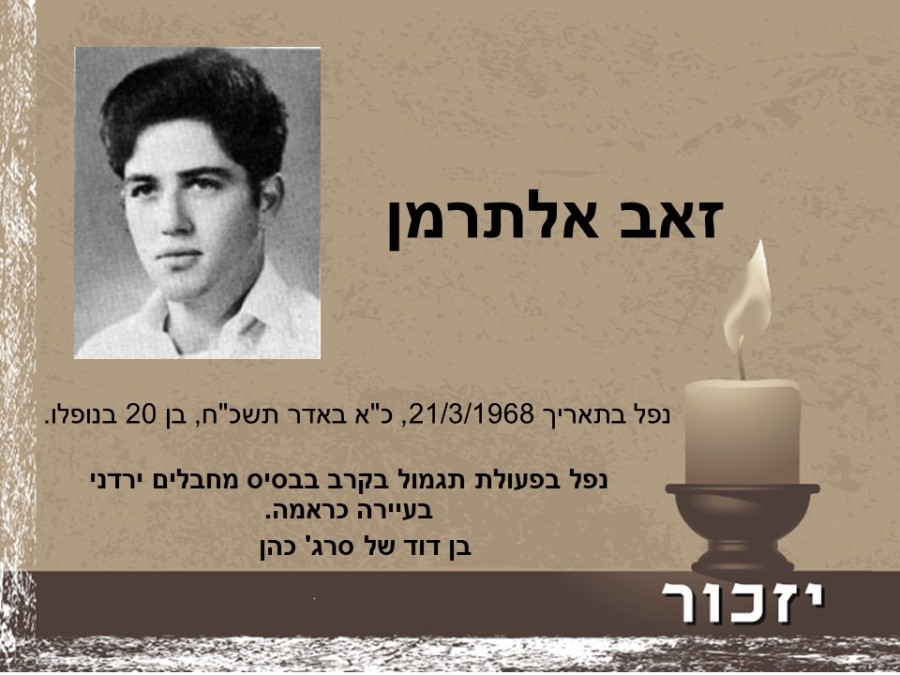 יום הזיכרון לחללי מערכות ישראל ולנפגעי פעולות האיבה רשימת הנופלים